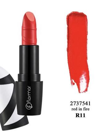 Помада flormar perfect revolution - відтінок r11 red in fire