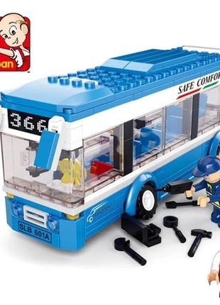 Конструктор міський автобус 235дет городской автобус lego лего сити
