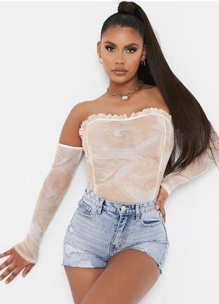 Боди в сетку i saw it first