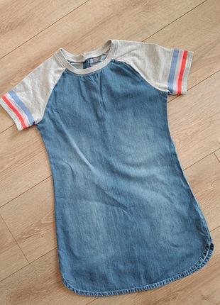 Стильна джинсова м'яка туніка