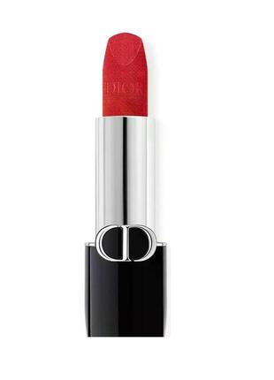 Помада для губ dior rouge refillable lipstick 764 — rouge gipsy