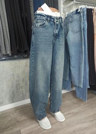 😍 крутезні джинси baggy баггі скейтери boxer jeans з поясом колір tint