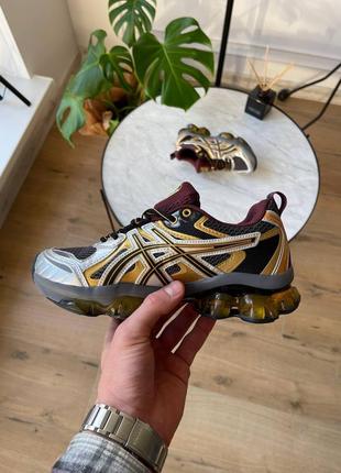 Кроссовки asics gel quantum kinetic gold silver