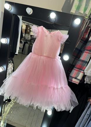 Сукня фатин рожева