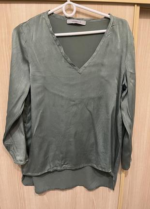 Шелковая блуза marella. италия.