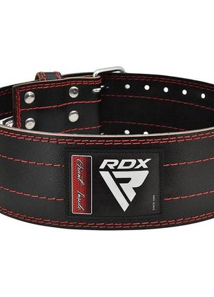 Пояс для пауерліфтингу rdx rd1 шкіряний red m