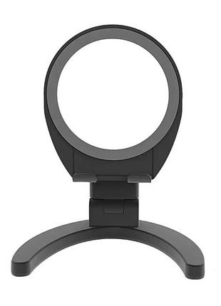 Підставка / тримач настільний для телефону та планшета з дзеркалом чорна