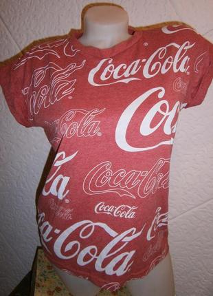 Розпродаж 2+1 футболка бавовна кока кола coca cola меланж лого мерч