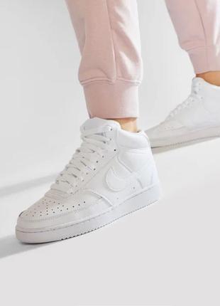 Кроссовки nike (wmns nike court vision mid)