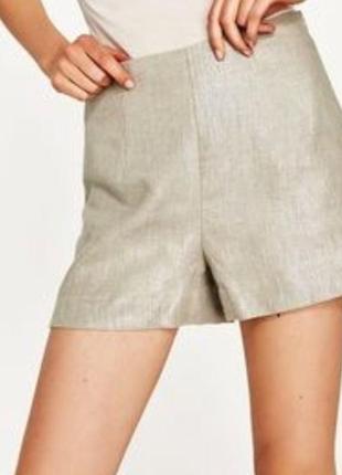 Льняные шорты zara