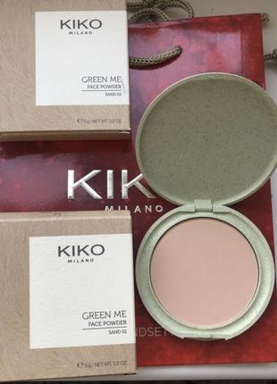 Пудра для обличчя, green me, kiko