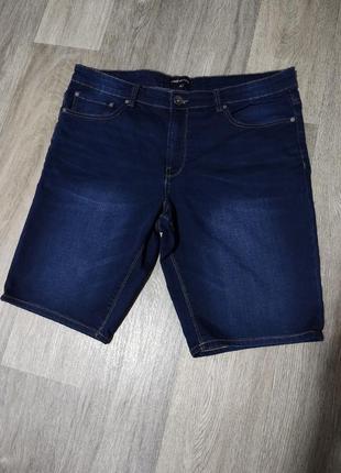 Мужские синие джинсовые шорты / red herring / бриджи / мужская одежда / чоловічий одяг / чоловічі джинсові шорти