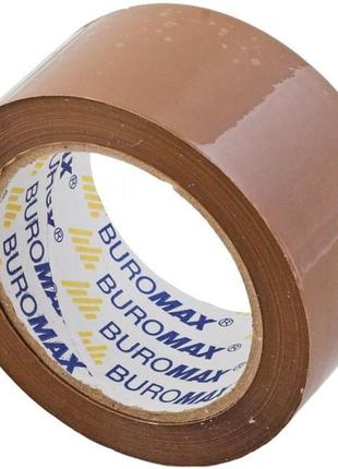 Скотч buromax packing tape 48мм x 90м х 45мкм, brown (bm.7025-01) - топ продаж!