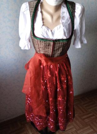Платье, платье,костюм баварский,немецкий дырдль,октоберфест.