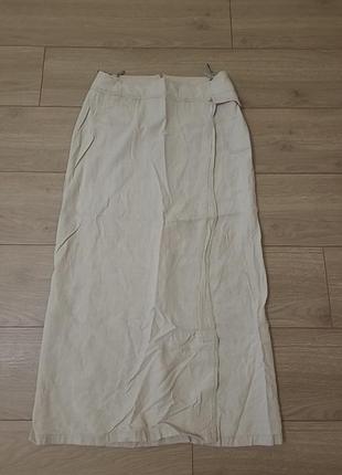 Льняная юбка marco pecci