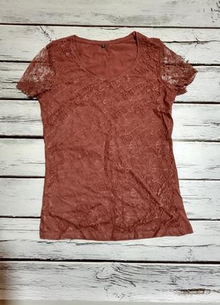 Женская кружевная блузка футболка хлопковый распродаж