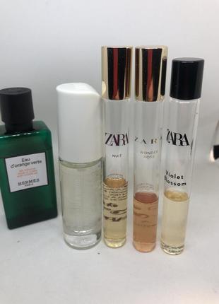 Набор парфюмерии zara из 4-х ароматов б/у