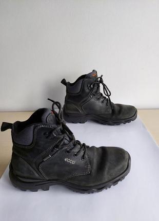 Ботинки утепленные кожа р.40 ecco gore-tex оригинал 7918