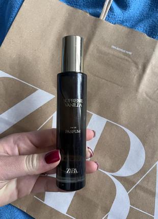 Zara supreme vanilla 30 ml eau de parfum нові без упакування з набору