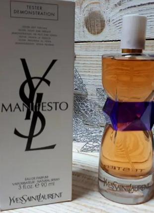 Жіночі парфуми yves saint laurent manifesto (tester) 90 ml ів сен лоран маніфесто (тестер) 90 мл оригинал