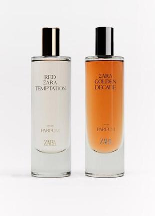 Духи набір парфюми zara red temptation + golden decade 80 мл