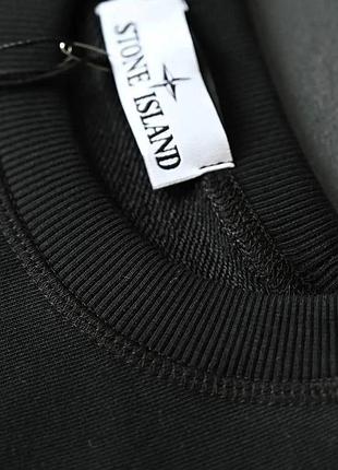 Світшот stone island чорний3 фото