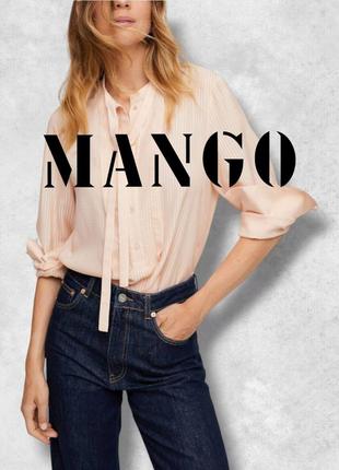 Шикарная вискозная рубашка mango