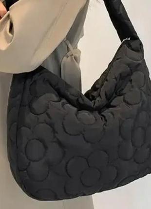 Жіноча сумка polo стьобана чорна