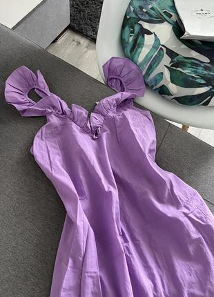 Нежное лиловое платье h&m10 фото