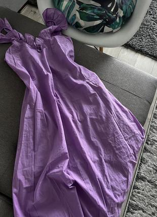 Нежное лиловое платье h&m5 фото