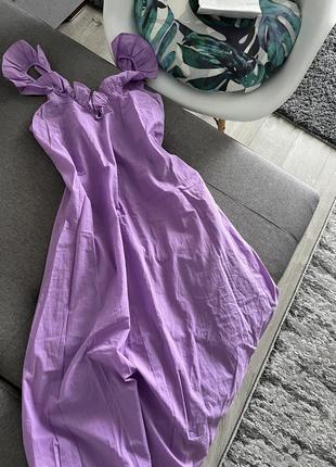 Нежное лиловое платье h&m9 фото