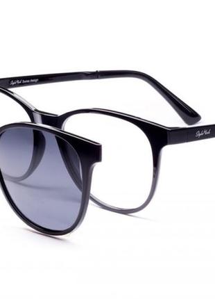 Окуляри оправа stylemark з кліпоном/ clip-on uv уф полярізація polarized