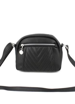 Жіноча сумка крос-боді voila 8-59552 чорна