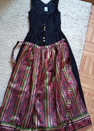 Платье баварское, Дирндль,миецкий сарафан октоберфест с фартуком