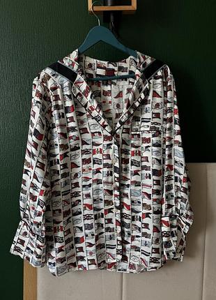 Шовкова сорочка tommy hilfiger collection