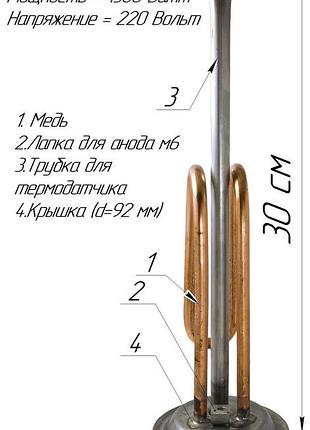 Тен для бойлера №35