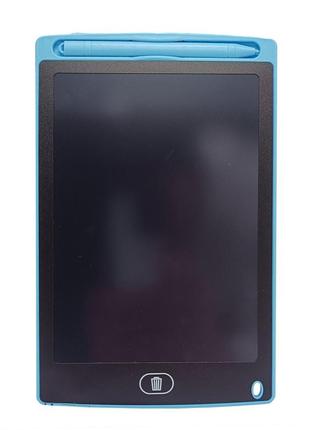 Детский игровой планшет для рисования lcd экран "куколки" zb-102 (blue)