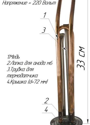 Тен для бойлера №23