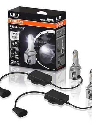 Комплект світлодіодних ламп osram 9506cw ledriving hb4 14w 12-24v p22d 6000k