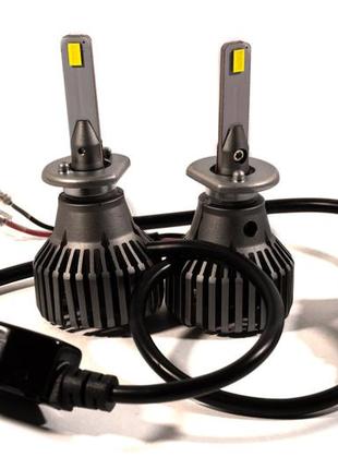 Комплект led ламп headlight f1x h1 (p14,5s) 52w 12v 8400lm с активным охлаждением (увеличенная светоотдача)