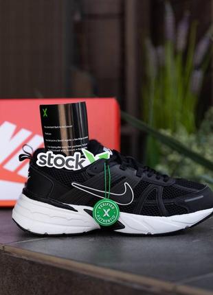 Мужские кроссовки nike v2k runtek black white