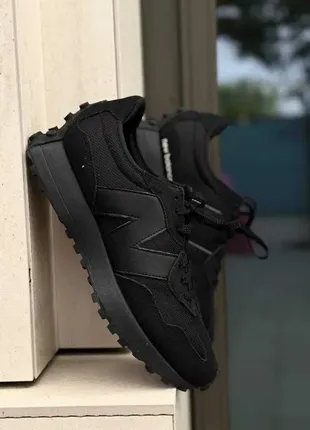 New balance 327 triple black