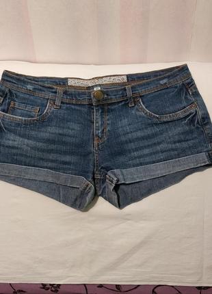 Шорты джинсовые короткие (пот 45-47 см) 97