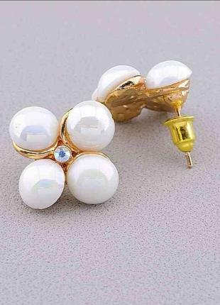 Сережки 'fashion' майорка🤍🤍🤍