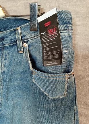 Новые джинсы levi's premium lot 551z 1961 patchwork jeans levis