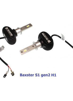 Комплект led ламп baxster s1 gen2 h1 5000k 4000lm с радиатором