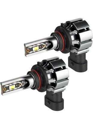 Комплект led ламп t5 нв3 (9005) 12 v 60 w / set 6000 k