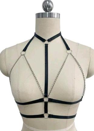 Портупея гартер з ланцюжками