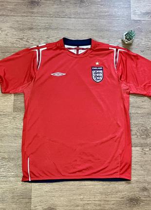 Вінтажна спортивна футболка збірної англії umbro england 2004/2006 років 🇬🇧 оригінал