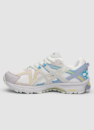 Женские кроссовки асикс гель кахана 8 / asics gel kahana 8 blue/yellow